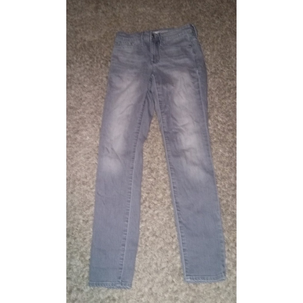 Women's Athleta Jeans Size 0 Color Gray Skinny Sexy Party Cocktail Night Fun - Picture 1 of 3